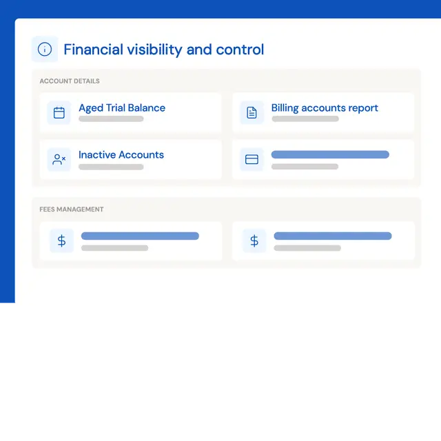 Financial visibility and control reporting in Opypro